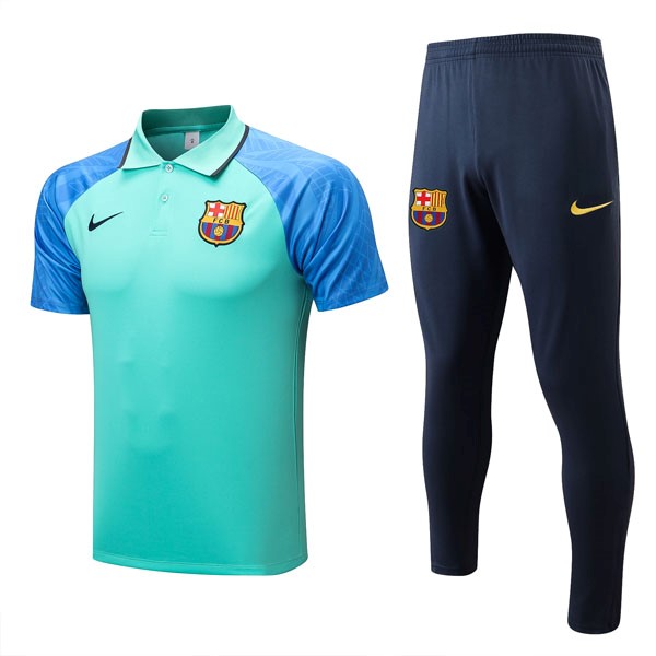 Polo Barcelona Conjunto Completo 2022-2023 Verde